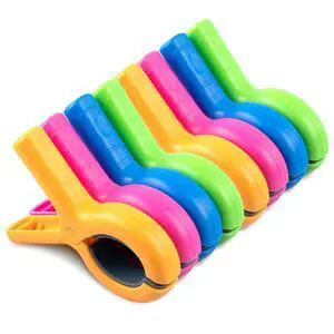 Large Beach Towel Clips for Beach Chairs, 8 Pcs Towel Holder for Beach Chair Pool Chair on Cruise, Jumbo Size Heavy Duty Clothes Pins, Beach Chair Clips to Beach Accessories Must Haves, 4 Colors Large Beach Towel Clips for Beach Chairs, 8 Pcs Towel Holder for Beach Chair Pool Chair on Cruise, Jumbo Size Heavy Duty Clothes Pins, Beach Chair Clips to Beach Accessories Must Haves, 4 Colors