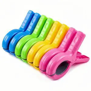 Enhanced 2026 Storage Bag Included, 8 Pcs Large Beach Towel Clips for Beach/Pool/Cruise Chairs, Heavy-Duty, Clothes pins, Windproof, 4 Bright Colors Enhanced 2026 Storage Bag Included, 8 Pcs Large Beach Towel Clips for Beach/Pool/Cruise Chairs, Heavy-Duty, Clothes pins, Windproof, 4 Bright Colors