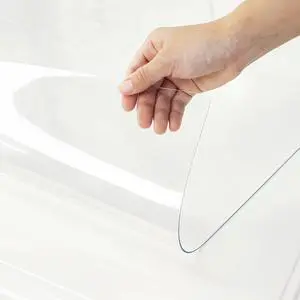 Warmstar Clear Table Cover Protector 14 x 24 Inch,1.5mm Thick Table Cover | Plastic Rectangle PVC Clear Table Protector ,Desk Protector Mat for Kitchen, Dresser, Writing DeskDining Room Table Warmstar Clear Table Cover Protector 14 x 24 Inch,1.5mm Thick Table Cover | Plastic Rectangle PVC Clear Table Protector ,Desk Protector Mat for Kitchen, Dresser, Writing DeskDining Room Table