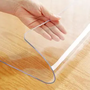 Clear PVC Desk Pad Mat 14×24 Inch Crystal Table Cloths Rectangular Vinyl Desk Pad Waterproof PVC Plastic Table Cover for Dining TV Table Dresser Night Stand Computer Writing Clear PVC Desk Pad Mat 14×24 Inch Crystal Table Cloths Rectangular Vinyl Desk Pad Waterproof PVC Plastic Table Cover for Dining TV Table Dresser Night Stand Computer Writing