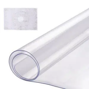 VEVOR Plastic Table Cover, 14 x 24 Inch 1.5 mm Rectangle Thick Clear PVC Desk Mat Protector,Waterproof & Easy Cleaning Desk Pad Tablecloth, for Office, Dresser, Dining Room, Night Stand VEVOR Plastic Table Cover, 14 x 24 Inch 1.5 mm Rectangle Thick Clear PVC Desk Mat Protector,Waterproof & Easy Cleaning Desk Pad Tablecloth, for Office, Dresser, Dining Room, Night Stand
