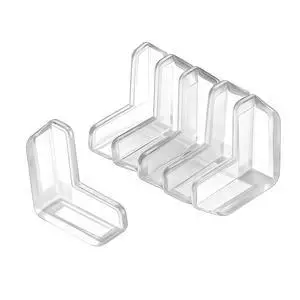 BdiliUSA6 Packs PVC Transparent L Type Corner Protectors, Furniture Bumper Cushion Table Edge Corner Protector, Self-Adhesive Edge Bumpers for Cabinets Tables Household Appliance (6), 59 BdiliUSA6 Packs PVC Transparent L Type Corner Protectors, Furniture Bumper Cushion Table Edge Corner Protector, Self-Adhesive Edge Bumpers for Cabinets Tables Household Appliance (6), 59