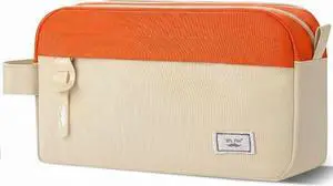 Mr. Pen- High Capacity Pencil Case Beige -Orange Mr. Pen- High Capacity Pencil Case Beige -Orange