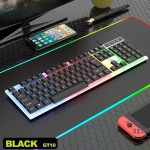 RGB Gaming Keyboard Mouse Combo- Anti-Ghosting Backlit for PC Laptop Desktop USA RGB Gaming Keyboard Mouse Combo- Anti-Ghosting Backlit for PC Laptop Desktop USA