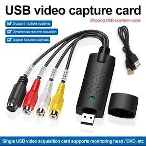 USB 2.0 Audio TV Video VHS to DVD VCR PC DVR HDD Converter Adapter Capture Card USB 2.0 Audio TV Video VHS to DVD VCR PC DVR HDD Converter Adapter Capture Card