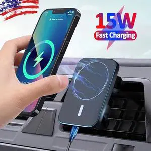 15W Wireless Magnetic Charger Car Mount Holder for iPhone 13 14 15 16 17 Pro Max 15W Wireless Magnetic Charger Car Mount Holder for iPhone 13 14 15 16 17 Pro Max