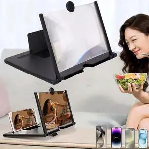 10in Mobile Phone Screen Magnifier 3D HD Video Amplifier Stand Black 10in Mobile Phone Screen Magnifier 3D HD Video Amplifier Stand Black