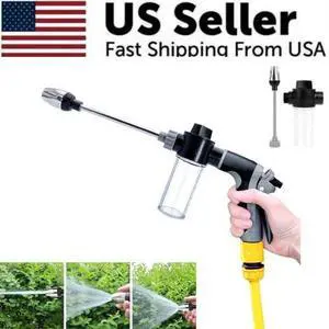 High Pressure Power Washer Water Spray Gun Nozzle Wand Attachment Garden Hose High Pressure Power Washer Water Spray Gun Nozzle Wand Attachment Garden Hose