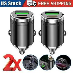 2 Port USB Super Fast Car Charger Adapter For iPhone Samsung Android Cell Phone 2 Port USB Super Fast Car Charger Adapter For iPhone Samsung Android Cell Phone