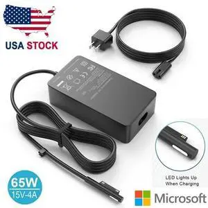 65W Adapter Charger For Microsoft Surface Pro 3/4/5/6/7/8/9/X Laptop 1/2/3 1706 65W Adapter Charger For Microsoft Surface Pro 3/4/5/6/7/8/9/X Laptop 1/2/3 1706