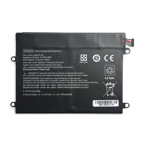 SW02XL 859470-421 859517-855 HSTNN-IB7N HSTNN-LB7N 859470-1B1 TPN-Q180 TPN-Q181 Laptop Battery Replacement for HP X2 10-P018WM 10-P 10-P010NR 10-P011NF 10-P011NR 10-P013NS 210 G2 Series (7.7V 32.5Wh) SW02XL 859470-421 859517-855 HSTNN-IB7N HSTNN-LB7N 859470-1B1 TPN-Q180 TPN-Q181 Laptop Battery Replacement for HP X2 10-P018WM 10-P 10-P010NR 10-P011NF 10-P011NR 10-P013NS 210 G2 Series (7.7V 32.5Wh)