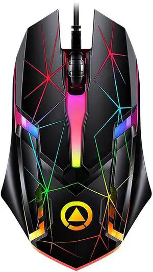 USB Wired Gaming Mouse, Colorful Ergonomic USB Optical Mouse, 1200DPI Gaming Mice for Laptop PC Computer Games & Work, Star Luminous Version USB Wired Gaming Mouse, Colorful Ergonomic USB Optical Mouse, 1200DPI Gaming Mice for Laptop PC Computer Games & Work, Star Luminous Version