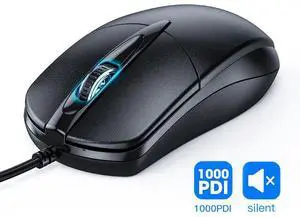 Wired Mouse Gamer Computer Office Gaming Silent USB Mouses 1000 DPI Mice Ergonomic For Macbook Laptop PC Non Slip Mouse Gamer (Color: Black) Wired Mouse Gamer Computer Office Gaming Silent USB Mouses 1000 DPI Mice Ergonomic For Macbook Laptop PC Non Slip Mouse Gamer (Color: Black)