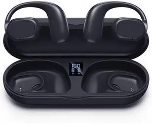 Wireless Earbuds | Bluetooth Headphones, Non-In-Ear Ear Protection Headphones Wireless Bluetooth 5.3 with LED Display, Up to 8 Hours Playtime Touch Control Sports Waterproof Earbuds Wireless Bluetooth Wireless Earbuds | Bluetooth Headphones, Non-In-Ear Ear Protection Headphones Wireless Bluetooth 5.3 with LED Display, Up to 8 Hours Playtime Touch Control Sports Waterproof Earbuds Wireless Bluetooth