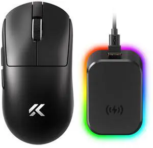 MCHOSE A7 V2 Ultra+ Wireless Gaming Mouse, Megnetic Charging Dock,Tri-Mode Connection, 59 Grams, PAW3950 TI 42K DPI Sensor, Wired/Wireless Dual 8K Polling - Black MCHOSE A7 V2 Ultra+ Wireless Gaming Mouse, Megnetic Charging Dock,Tri-Mode Connection, 59 Grams, PAW3950 TI 42K DPI Sensor, Wired/Wireless Dual 8K Polling - Black
