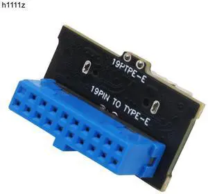 WRIARICH USB 3.0 Internal 19Pin Header to USB 3.1 Type-C 20 Pin Key E Adapter 19pin to TYPE-E Card for USB Type-C Port Front Panel Socket WRIARICH USB 3.0 Internal 19Pin Header to USB 3.1 Type-C 20 Pin Key E Adapter 19pin to TYPE-E Card for USB Type-C Port Front Panel Socket