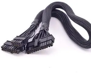 WRIARICH 24Pin ATX Power Supply Cable 18+10Pin to 20+4 Pin Sleeved for Seasonic M12II EVO 850 750 620 520 W PSU Modular WRIARICH 24Pin ATX Power Supply Cable 18+10Pin to 20+4 Pin Sleeved for Seasonic M12II EVO 850 750 620 520 W PSU Modular