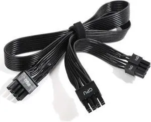 WRIARICH PSU CPU 8 Pin to Dual 8 (4+4) Pin EPS Cable Male to Male CPU Power Cable for Seasonic Focus Prime ASUS ROG Thor Strix Modular Power Supply (70cm+15cm) WRIARICH PSU CPU 8 Pin to Dual 8 (4+4) Pin EPS Cable Male to Male CPU Power Cable for Seasonic Focus Prime ASUS ROG Thor Strix Modular Power Supply (70cm+15cm)