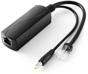 Gigabit PoE Splitter 12V 2A Output with IEEE 802.3af/at Standard Compliant 10,100,1000Mbps Power Over Ethernet Splitter Adapter for Security Camera CCTV Surveillance 5.5x2.1mm DC Plug Cable(PS5712TG) Gigabit PoE Splitter 12V 2A Output with IEEE 802.3af/at Standard Compliant 10,100,1000Mbps Power Over Ethernet Splitter Adapter for Security Camera CCTV Surveillance 5.5x2.1mm DC Plug Cable(PS5712TG)