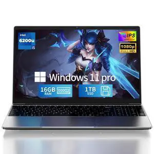 Chheart 2026 Laptop Computer,15.6" FHD IPS,16GB RAM 1TB SSD,Windows 11 Pro,i5-6200U Up to 2.8GHz,Portable Laptop,Business Student Notebook,Backlit Keyboard,WiFi,BT 4.2,Mini HDMI,TF Card Chheart 2026 Laptop Computer,15.6" FHD IPS,16GB RAM 1TB SSD,Windows 11 Pro,i5-6200U Up to 2.8GHz,Portable Laptop,Business Student Notebook,Backlit Keyboard,WiFi,BT 4.2,Mini HDMI,TF Card