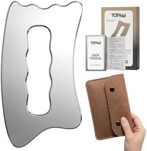 Muscle Scraper Tool, Stainless Steel Scraping Tool Physical Therapy, Guasha Tool for Body, Myofascial Release Tool, Massage Scraper Tool for Deep Tissue Muscle Scraper Tool, Stainless Steel Scraping Tool Physical Therapy, Guasha Tool for Body, Myofascial Release Tool, Massage Scraper Tool for Deep Tissue