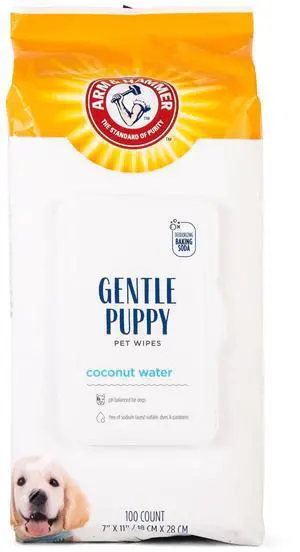Dog Grooming Wipes, Deodorizing Dog Cleaning Wipes with Coconut Water, Gentle for Dogs and Puppies, Paraben and Sulfate Free Formula, Light Coconut Scent, 100 Count Dog Grooming Wipes, Deodorizing Dog Cleaning Wipes with Coconut Water, Gentle for Dogs and Puppies, Paraben and Sulfate Free Formula, Light Coconut Scent, 100 Count