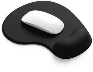 Office Mousepad with Gel Wrist Support - Ergonomic Gaming Desktop Mouse Pad Wrist Rest - Design Gamepad Mat Rubber Base for Laptop Computer -Silicone Non-Slip Special-Textured Surface (03Black) Office Mousepad with Gel Wrist Support - Ergonomic Gaming Desktop Mouse Pad Wrist Rest - Design Gamepad Mat Rubber Base for Laptop Computer -Silicone Non-Slip Special-Textured Surface (03Black)