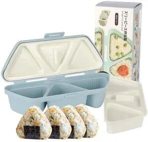 6 in 1 Onigiri Mold Triangle Sushi Mold Once Quickly Make 6pcs Sushi - Multifunctional Rice Ball Mold for Making and Storing Sushi 6 in 1 Onigiri Mold Triangle Sushi Mold Once Quickly Make 6pcs Sushi - Multifunctional Rice Ball Mold for Making and Storing Sushi
