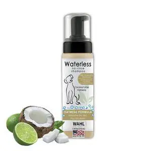 USA Pet Friendly Waterless No Rinse Shampoo for Animals - Coconut Lime Verbena Scent Oatmeal Formula Cleans, Conditions, Detangles & Moisturizes Dogs Fur 7.1 Oz - Model 820015A USA Pet Friendly Waterless No Rinse Shampoo for Animals - Coconut Lime Verbena Scent Oatmeal Formula Cleans, Conditions, Detangles & Moisturizes Dogs Fur 7.1 Oz - Model 820015A