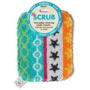 Scrub, 1-piece Reusable, Non-Scratching Dish Scrubber for Kitchen and Household Cleaning, Planet-Friendly, Dishwasher Safe Soft Scrub, Assorted Colors and Designs Scrub, 1-piece Reusable, Non-Scratching Dish Scrubber for Kitchen and Household Cleaning, Planet-Friendly, Dishwasher Safe Soft Scrub, Assorted Colors and Designs