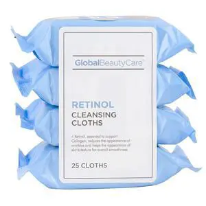 Retinol Makeup Cleansing Cloth Wipes, 4-pk (100 Wipes) (Regular) Retinol Makeup Cleansing Cloth Wipes, 4-pk (100 Wipes) (Regular)