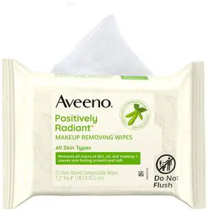 Positively Radiant Alcohol Free Makeup Removing Wipes for Face, Ultra Soft, Gentle, Non-Comedogenic Facial Cleansing Wipes Leave Skin Feeling Clean & Soft, Sulfate Free, 25 Ct Positively Radiant Alcohol Free Makeup Removing Wipes for Face, Ultra Soft, Gentle, Non-Comedogenic Facial Cleansing Wipes Leave Skin Feeling Clean & Soft, Sulfate Free, 25 Ct