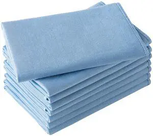 Microfiber Glass Cleaning Cloth 8 Pack, 16 Inch X 12 Inch, Lint Free Quickly Clean Window, Glasses, Windshields, Mirrors, and Stainless Steel, Blue Microfiber Glass Cleaning Cloth 8 Pack, 16 Inch X 12 Inch, Lint Free Quickly Clean Window, Glasses, Windshields, Mirrors, and Stainless Steel, Blue