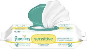 Sensitive Baby Wipes - Fragrance Free 56 Count, 1X Sensitive Baby Wipes - Fragrance Free 56 Count, 1X