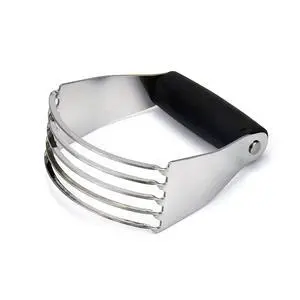 Dough Blender Heavy Duty Pastry Cutter Stainless Steel Butter Cutter Professional Baking Tool For Mixing Flour Butter (Black) Dough Blender Heavy Duty Pastry Cutter Stainless Steel Butter Cutter Professional Baking Tool For Mixing Flour Butter (Black)