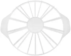 Cake cutter 10/12 copies with handle Double sided cake part marks The cake slicer slices evenly Suitable for cakes up to 16 inches in diameter -1pcs Cake cutter 10/12 copies with handle Double sided cake part marks The cake slicer slices evenly Suitable for cakes up to 16 inches in diameter -1pcs