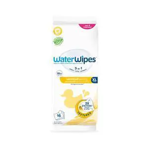 Sensitive+ Bathing Wipes, 3-In-1 Cleans, Cares, Protects, 99.9% Water, Unscented & Hypoallergenic, 16 Count (1 Pack) Sensitive+ Bathing Wipes, 3-In-1 Cleans, Cares, Protects, 99.9% Water, Unscented & Hypoallergenic, 16 Count (1 Pack)
