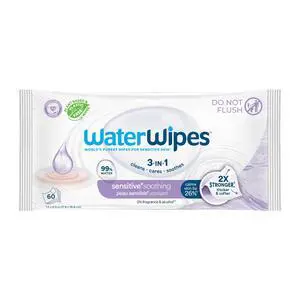 Sensitive+ Soothing Wipes, 3-In-1 Cleans, Cares, Soothes, 99% Water with Botanical Extract, Unscented & Hypoallergenic Baby Wipes, 60 Count (1 Pack) Sensitive+ Soothing Wipes, 3-In-1 Cleans, Cares, Soothes, 99% Water with Botanical Extract, Unscented & Hypoallergenic Baby Wipes, 60 Count (1 Pack)