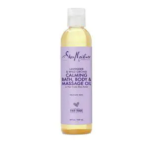 Bath, Body and Massage Oil Lavender Wild Orchid Calming Moisturizer for Sensitive Skin 8 oz Bath, Body and Massage Oil Lavender Wild Orchid Calming Moisturizer for Sensitive Skin 8 oz