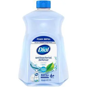 Antibacterial Defense Foaming Hand Soap + Aloe, Spring Water Scent, 52 Fl Oz Hand Soap Refill, Dermatologist-Tested, Gentle on Skin Antibacterial Defense Foaming Hand Soap + Aloe, Spring Water Scent, 52 Fl Oz Hand Soap Refill, Dermatologist-Tested, Gentle on Skin