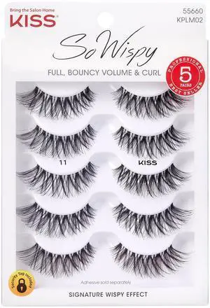 So Wispy, False Eyelashes, '', 12mm, Includes 5 Pairs Of Lashes, Easy to Apply, Reusable Lash Clusters So Wispy, False Eyelashes, '', 12mm, Includes 5 Pairs Of Lashes, Easy to Apply, Reusable Lash Clusters