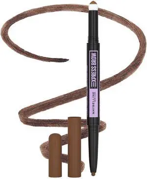 Express Brow 2-In-1 Pencil and Powder Eyebrow Makeup, Soft Brown, 1 Count Express Brow 2-In-1 Pencil and Powder Eyebrow Makeup, Soft Brown, 1 Count