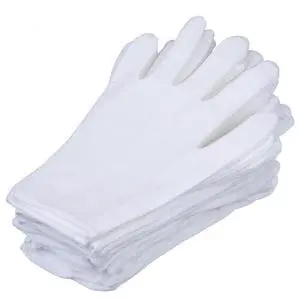 8 Pairs White Cotton Gloves 7.5" Medium Size, film, coins, CD/DVD, Handling Gloves 8 Pairs White Cotton Gloves 7.5" Medium Size, film, coins, CD/DVD, Handling Gloves