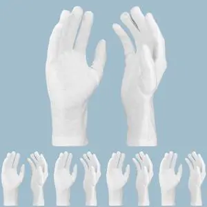 5 Pairs Archival Photo Gloves, White X-Large Work Gloves For Handling Art Working Photography Men & Womens Cloth Gloves Liners Bulk for Handling Jewelry, Film, Photo, Coin Metal Inspection 5 Pairs Archival Photo Gloves, White X-Large Work Gloves For Handling Art Working Photography Men & Womens Cloth Gloves Liners Bulk for Handling Jewelry, Film, Photo, Coin Metal Inspection