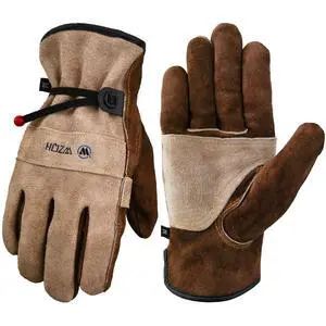 Leather Work Gloves for Men or Women. Large Glove for Gardening, Tig/Mig Welding, Construction, Chainsaw, Farm, Ranch, etc. Cowhide, Soft Lining, Utility, Firm Grip, Durable. Coffee-grey L Leather Work Gloves for Men or Women. Large Glove for Gardening, Tig/Mig Welding, Construction, Chainsaw, Farm, Ranch, etc. Cowhide, Soft Lining, Utility, Firm Grip, Durable. Coffee-grey L