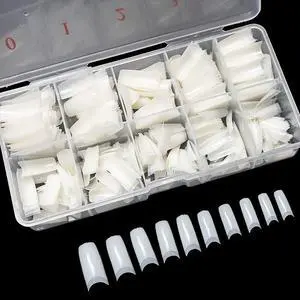 500PCS Soft Gel False Nails Tips - Half Cover Acrylic Nail Tips 10 Sizes Lady French Style Acrylic Artificial Tip Manicure with Box for Nail Tips Art Salons and Home DIY 500PCS Soft Gel False Nails Tips - Half Cover Acrylic Nail Tips 10 Sizes Lady French Style Acrylic Artificial Tip Manicure with Box for Nail Tips Art Salons and Home DIY