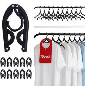 10Pcs Travel Hangers for Cruise Foldable Hangers - Portable Folding Clothes Hangers Travel Accessories Foldable Clothes Drying Rack Cruise Essentials 10Pcs Travel Hangers for Cruise Foldable Hangers - Portable Folding Clothes Hangers Travel Accessories Foldable Clothes Drying Rack Cruise Essentials