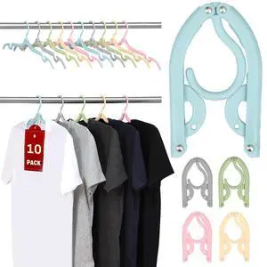 10 Pcs Travel Hangers, Cruise Ship Essentials Foldable Hangers Plastic Travel Essentials, Portable Cruises Must Haves 2026 for Suitcase, RV Camping Airplane Europe Vacation Essential, Morandi 10 Pcs Travel Hangers, Cruise Ship Essentials Foldable Hangers Plastic Travel Essentials, Portable Cruises Must Haves 2026 for Suitcase, RV Camping Airplane Europe Vacation Essential, Morandi