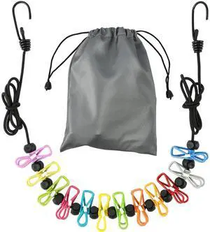 Retractable Portable Clothesline for Travel, Clothing line with 12 Clothes Clips, for Indoor Laundry Drying line, Outdoor Camping Accessories Retractable Portable Clothesline for Travel, Clothing line with 12 Clothes Clips, for Indoor Laundry Drying line, Outdoor Camping Accessories