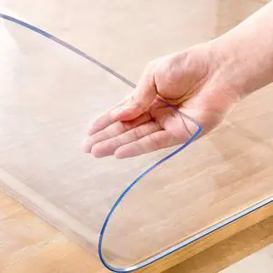 14 x 24 Inch Clear Table Cover Protector, 2mm Thick Clear Desk Mat, Plastic Table Cover, Vinyl Table Protector, Desk Mats on Top of Desks 14 x 24 Inch Clear Table Cover Protector, 2mm Thick Clear Desk Mat, Plastic Table Cover, Vinyl Table Protector, Desk Mats on Top of Desks